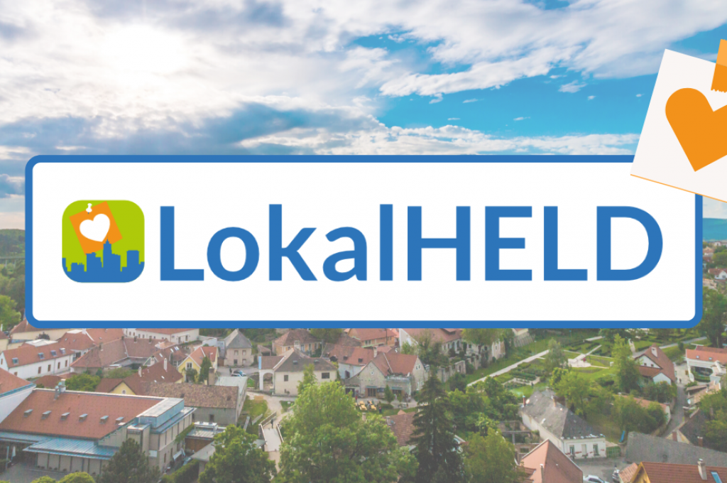 Lokalheld Logo mit Hintergrundbanner