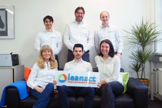 Gruppenfoto des leanact Teams